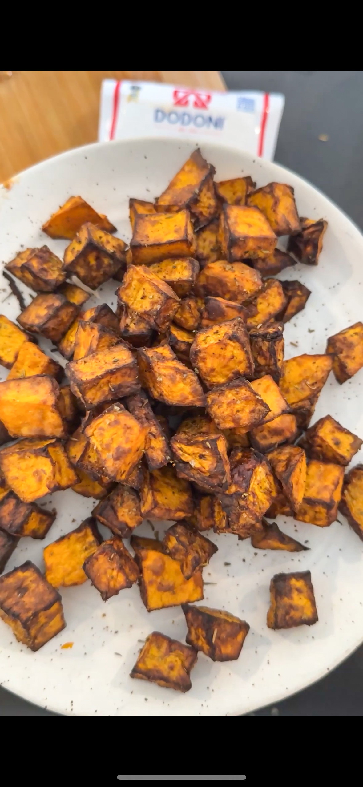 Airfryer Roasted Pumpkin 