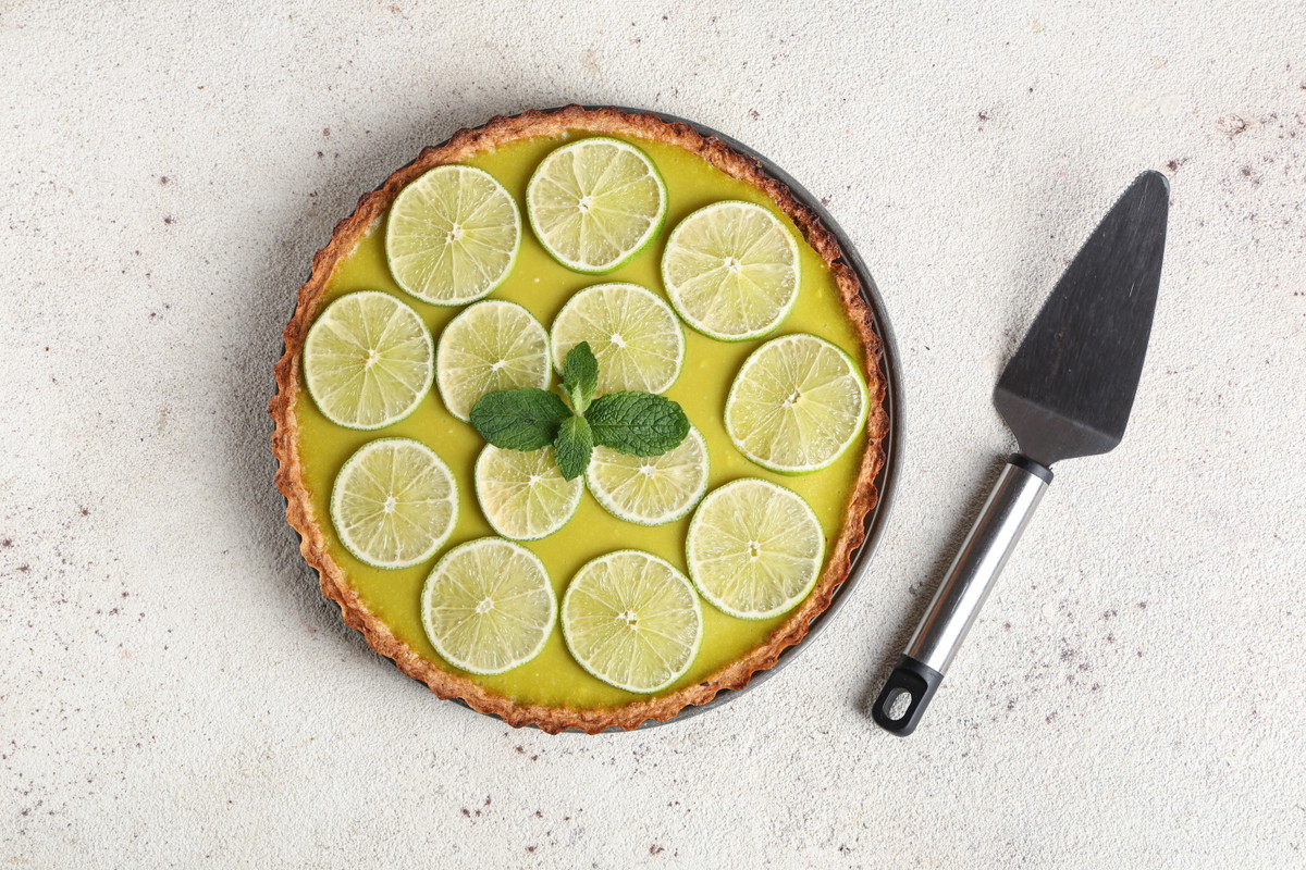 Ostekake med lime