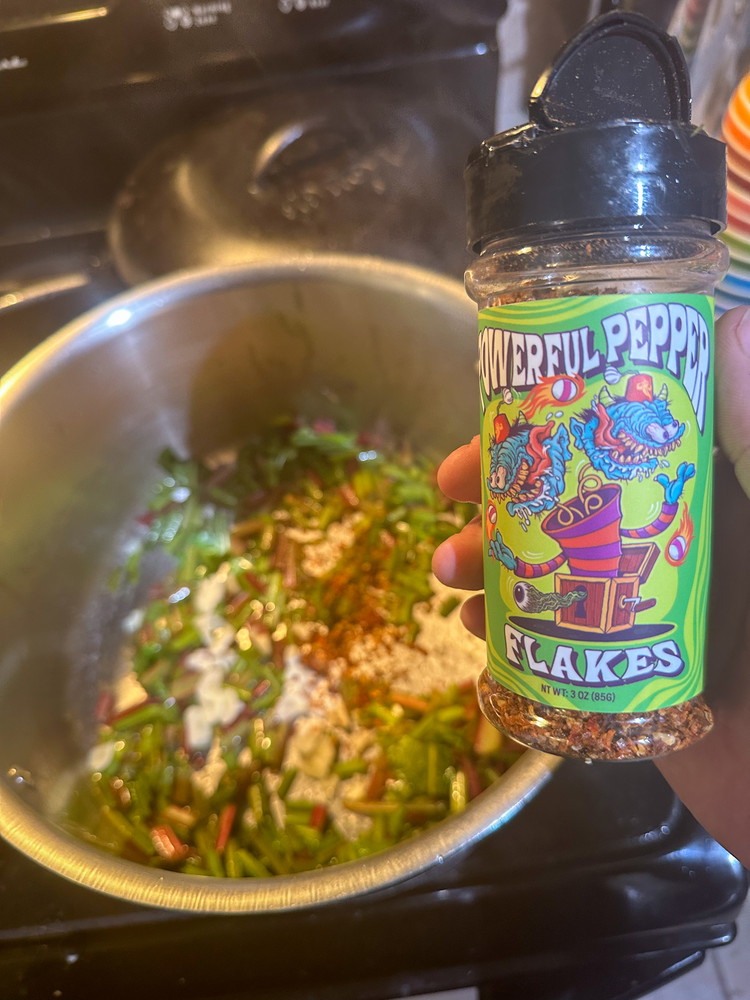Image of Throw in your chopped garlic and cumin seeds and Powerful Pepper Flakes and cook for 20 seconds or until just fragrant. Be careful not to inhale cooking powerful pepper flake directly. Add the beets and stems and chopped onions and...