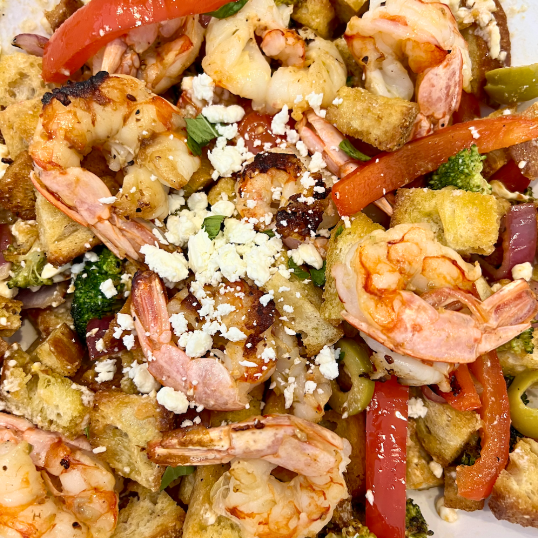 Grilled Shrimp Panzanella