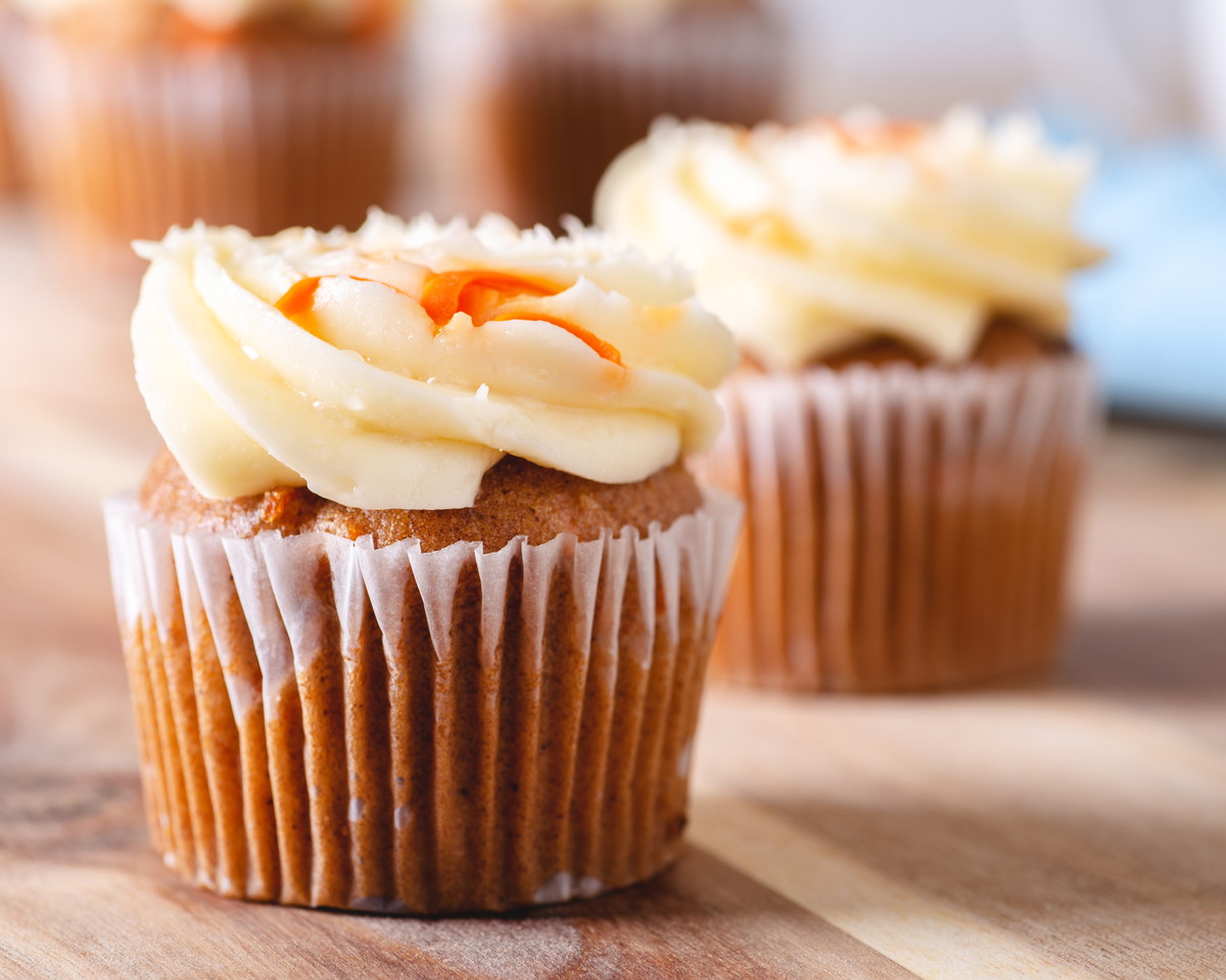 Gulrotmuffins