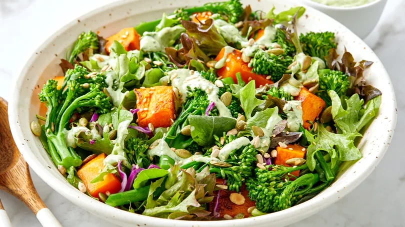 Image of Woolworths Wintery Green Salad with Green Goddess Dressing