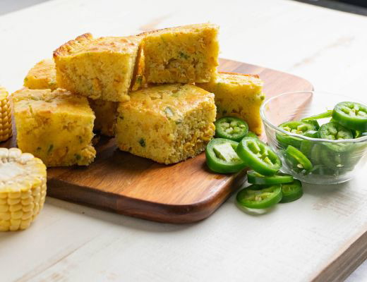 Image of Pickled Jalapeño Cheese Corn Bread