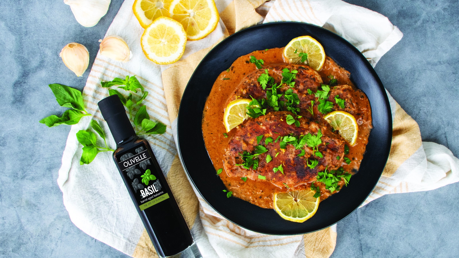 Image of Creamy Lemon Basil Chicken