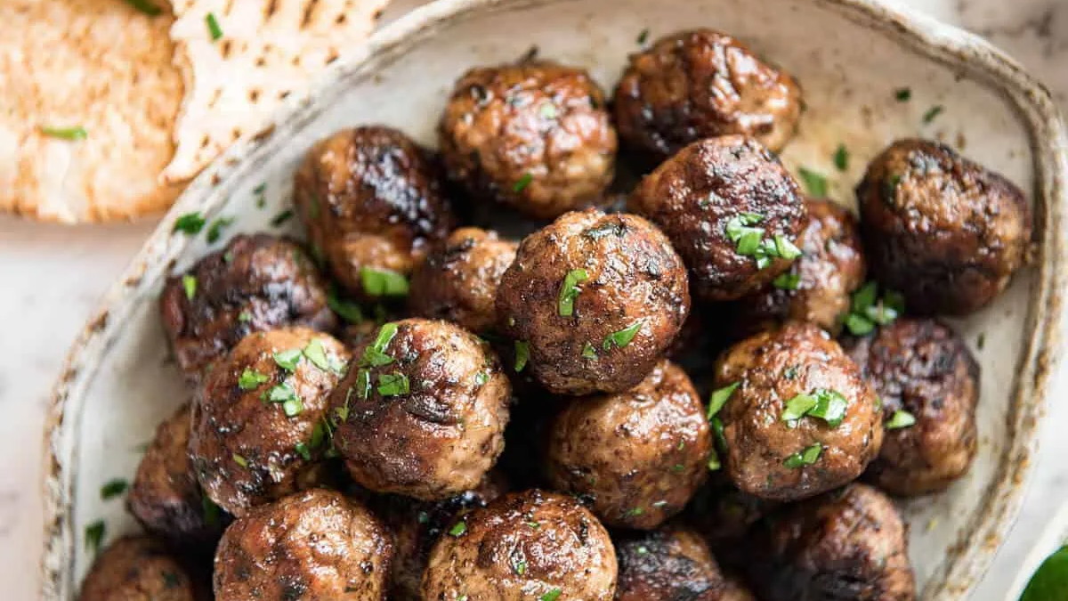 Image of Greek Keftedes (Meatballs)