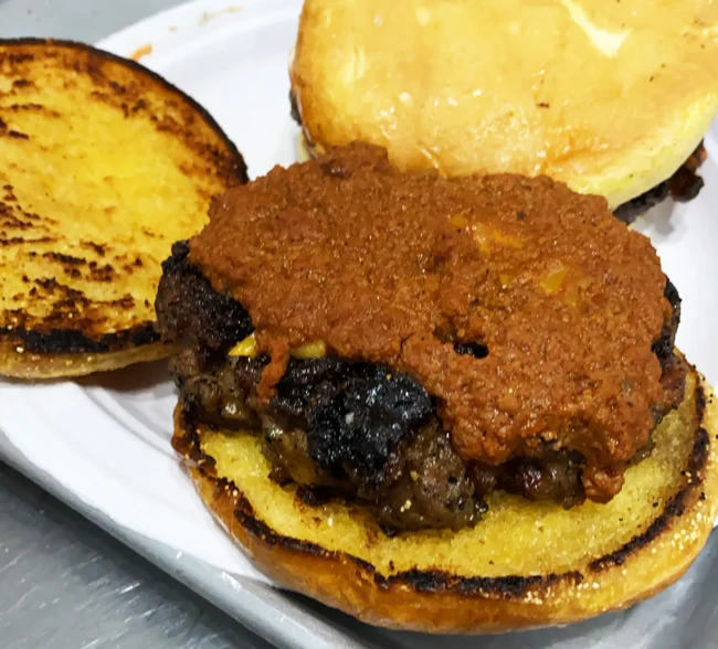 Image of Chili Cheese Bacon Burger