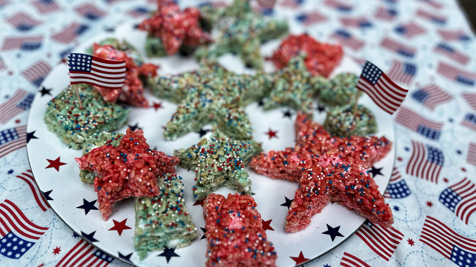 Image of Star Spangled Rice Krispies