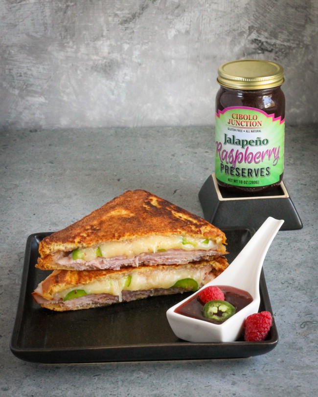 Image of Spicy Monte Cristo with Jalapeño Raspberry Preserves