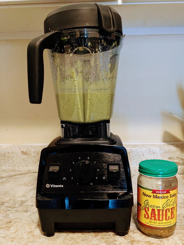 Image of Combine all ingredients in a blender until smooth.