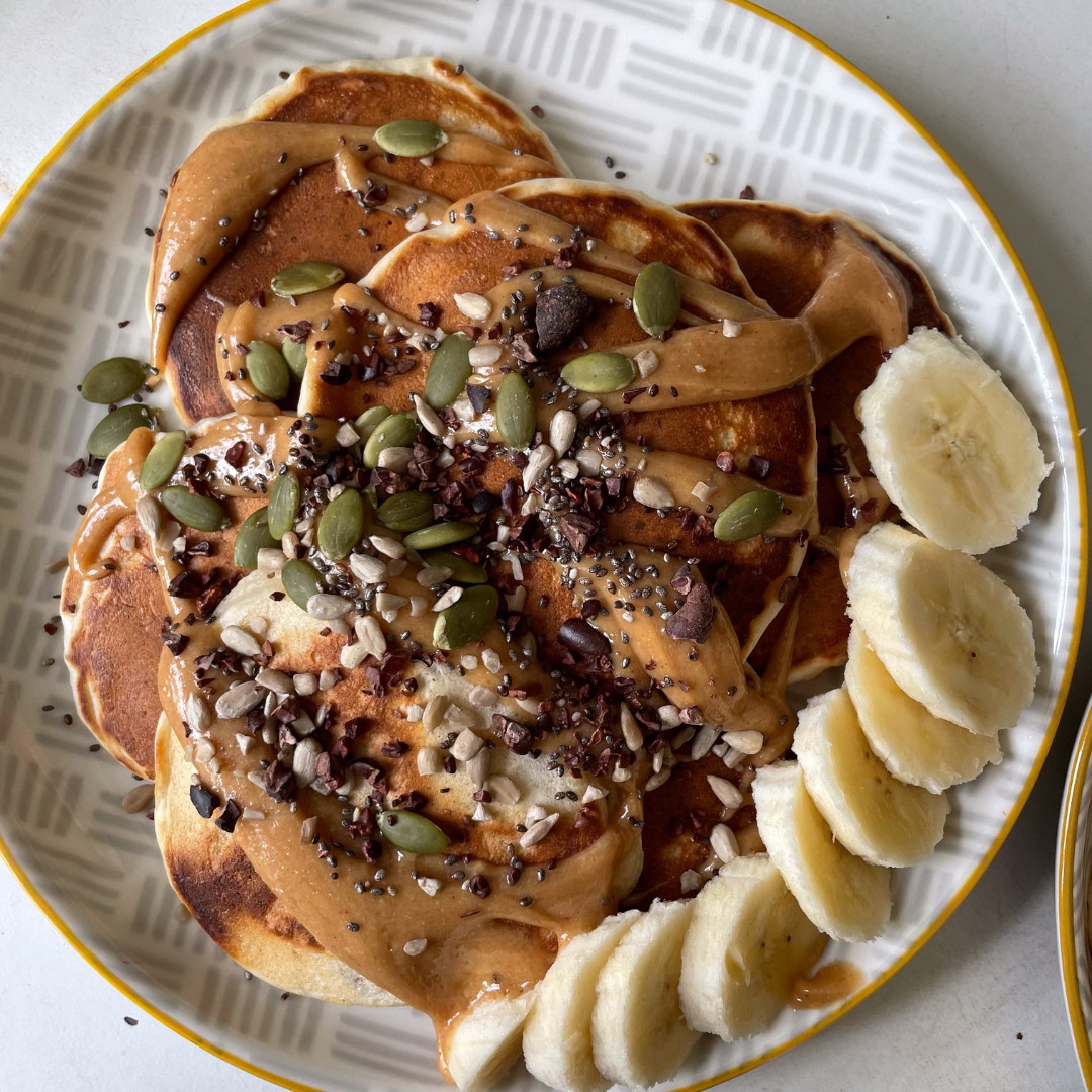 Banana & Honey Pancakes