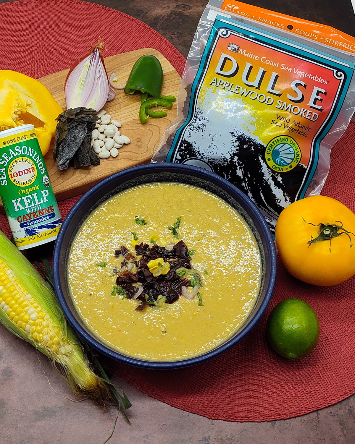 Smoky and Spicy Corn Gazpacho Recipe