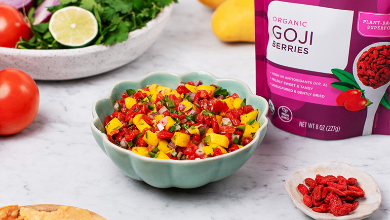 Image of Goji Berry Mango Salsa Recipe