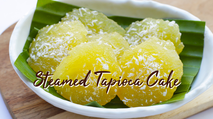 Image of Classic Steamed Tapioca Cake with Brown Sugar: A Delightful Treat