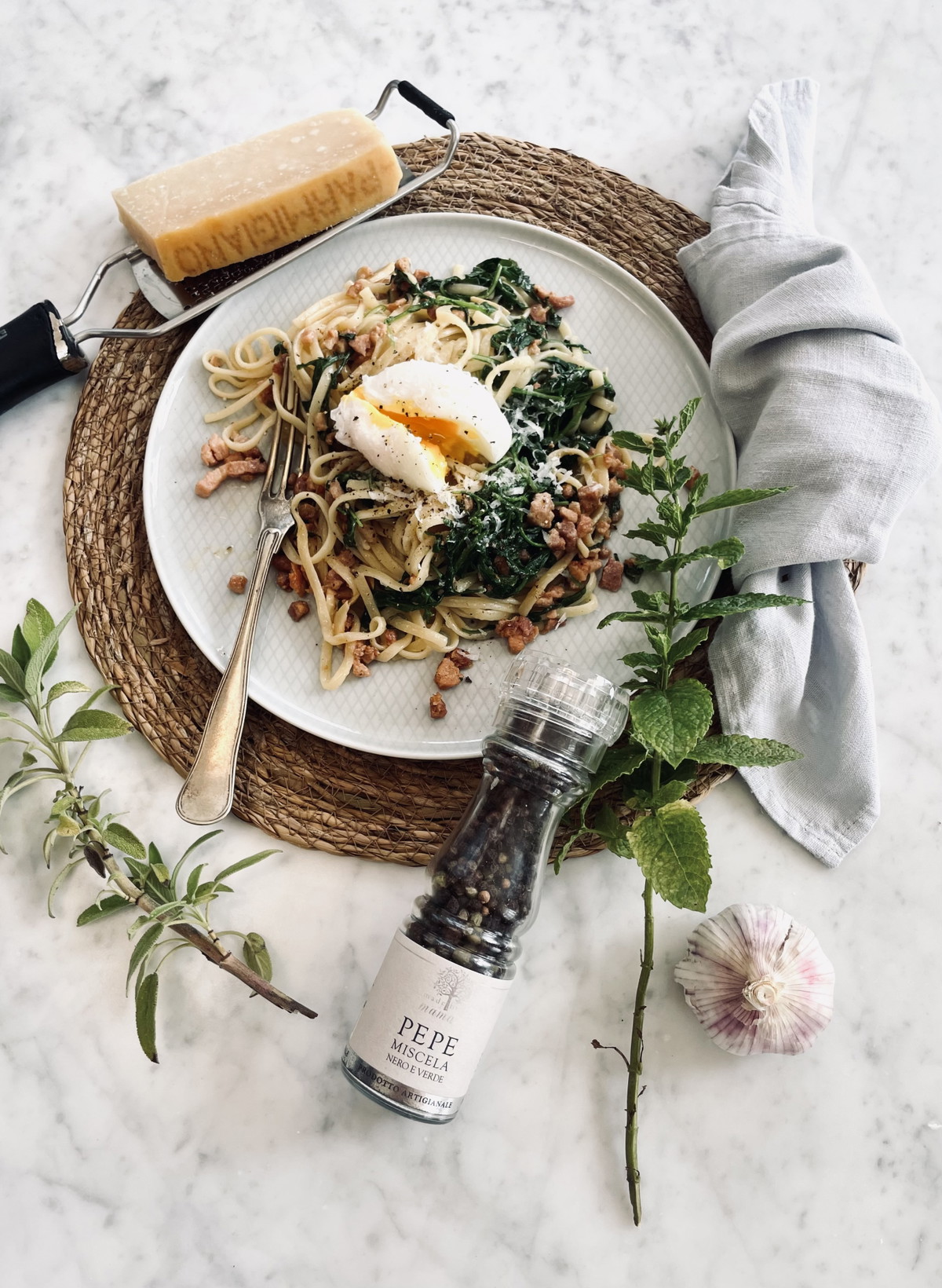 Pasta carbonara