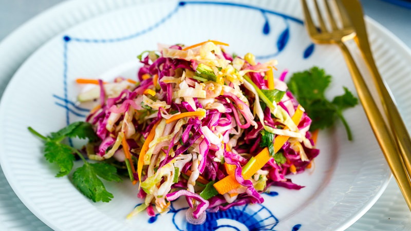 Image of Honey-Ginger Sesame Slaw