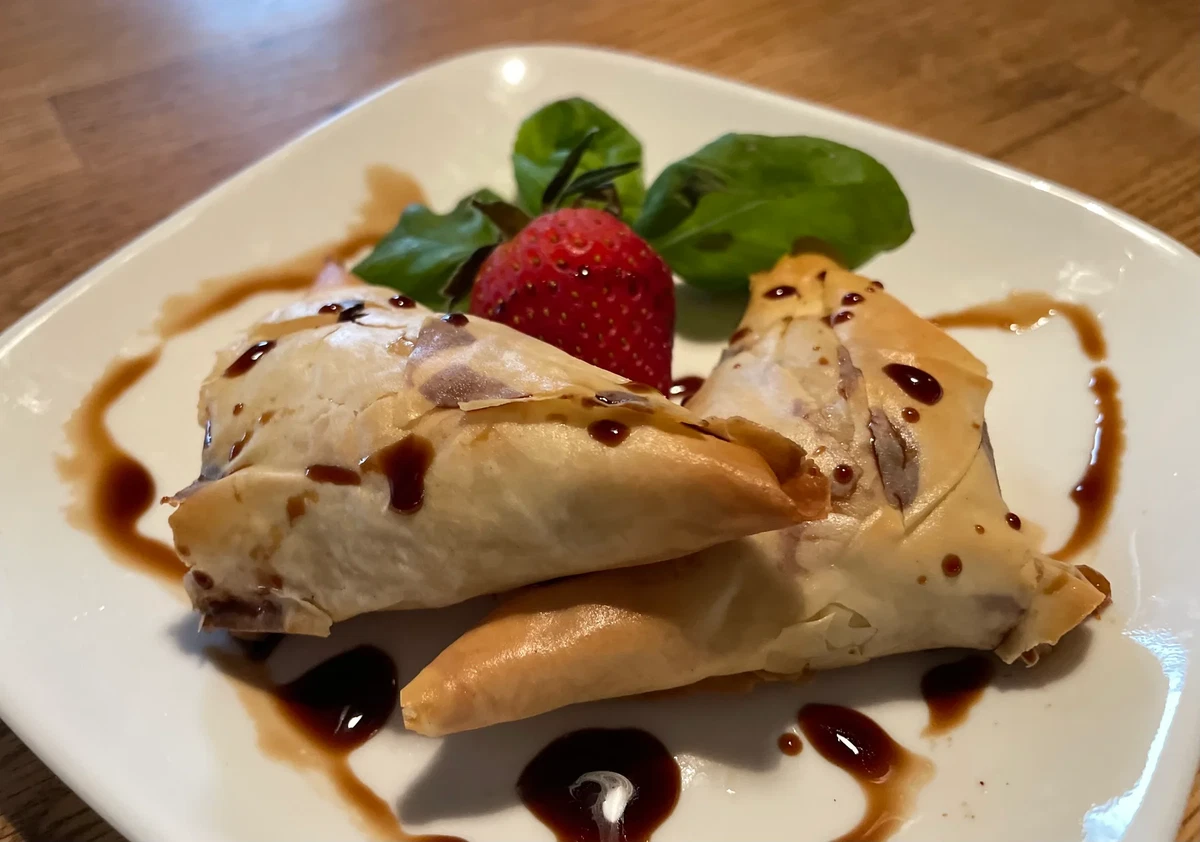 Strawberry Basil Ricotta Kopita Phyllo Pastry