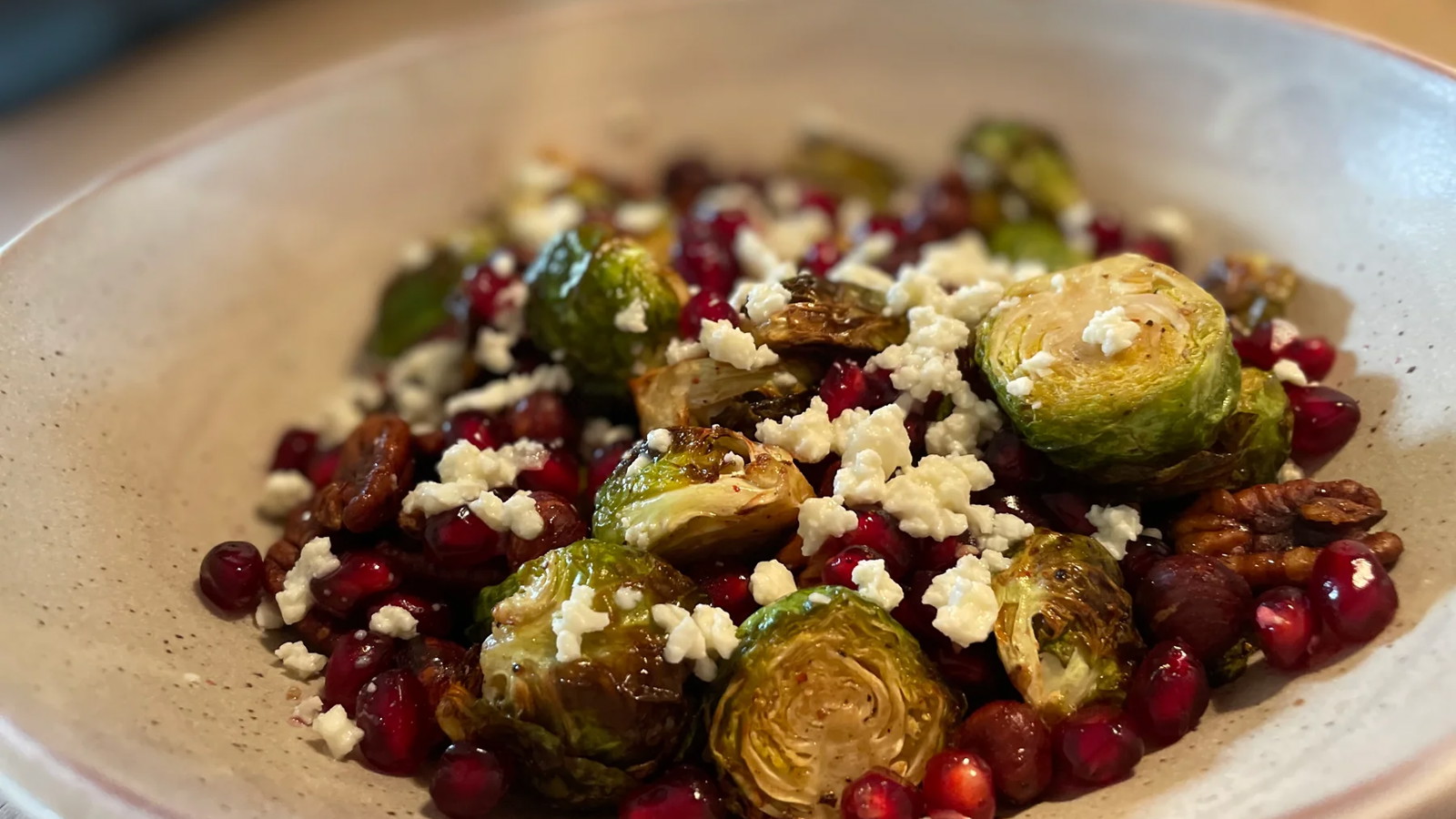 Image of Cranberry Pear Roasted Brussels Sprouts