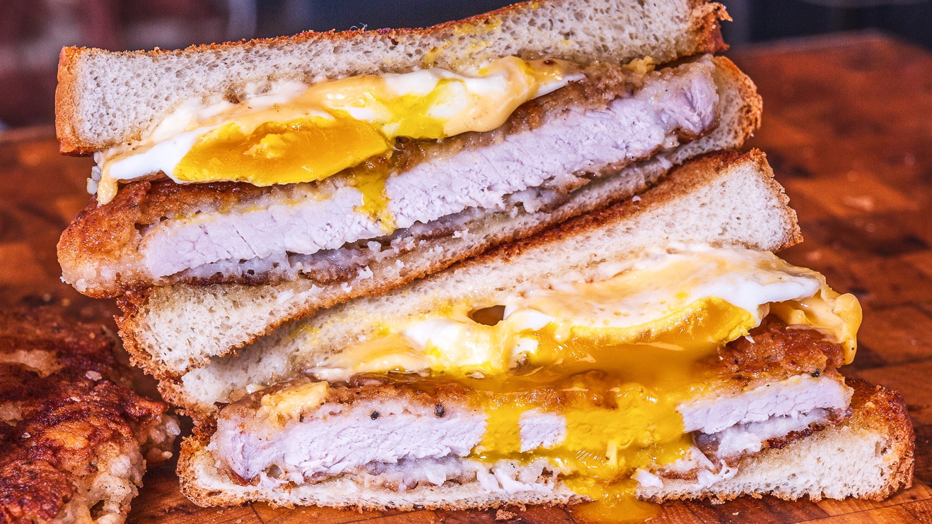 Image of Tenderloin, Egg, and Cheese Breakfast Sandwich