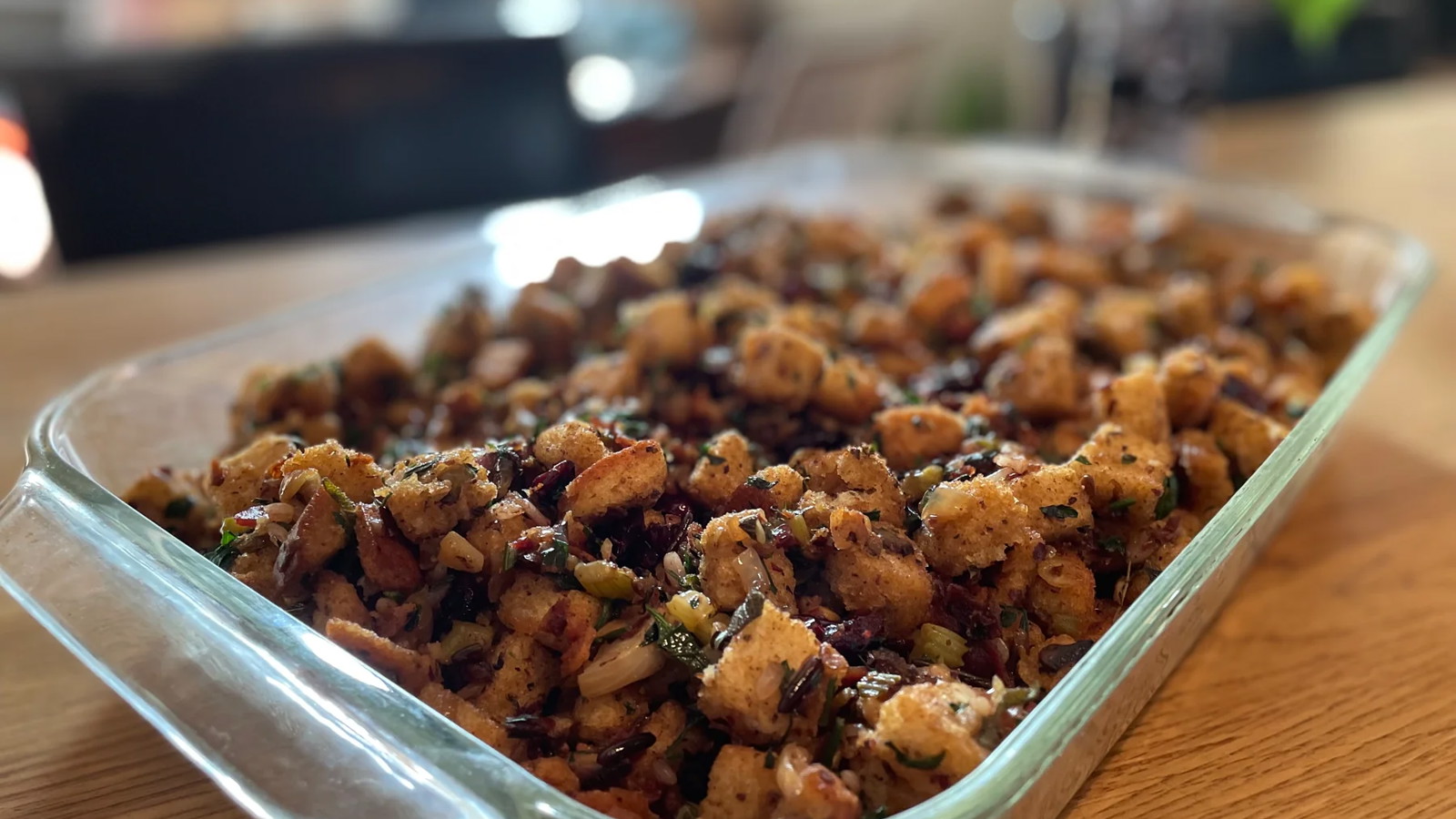 Image of Wild Mushroom & Sage Stuffing w/ Wild Rice & Hazelnuts