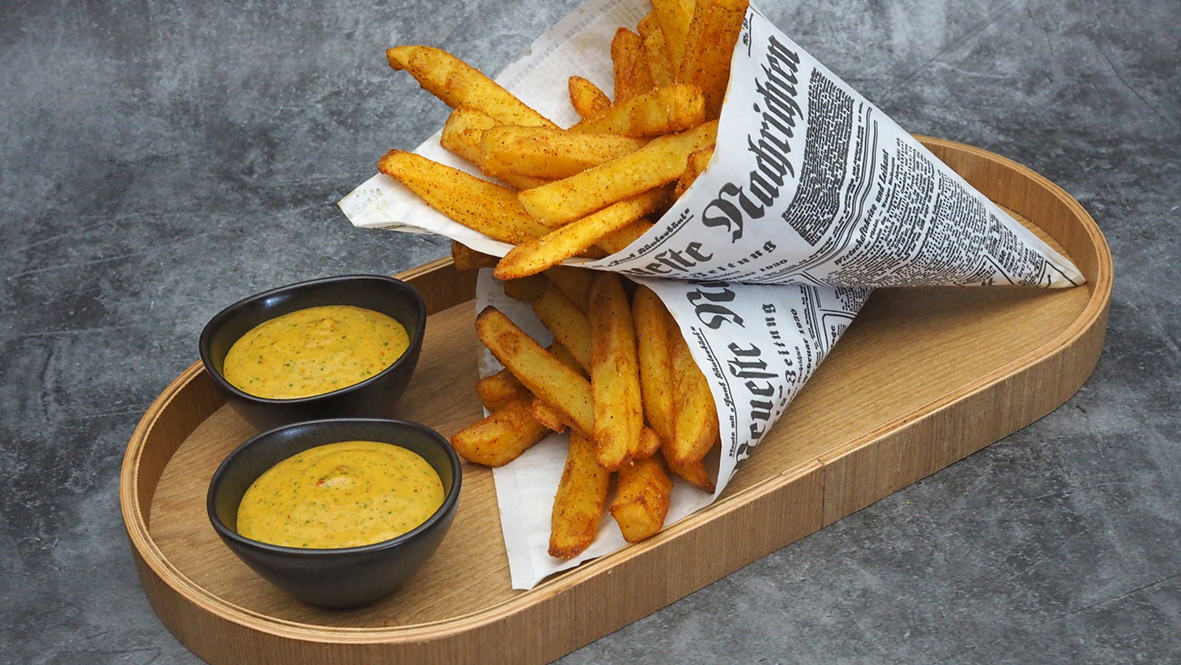 Image of Pommes Frites mit Kilians BBQwürze und selbstgemachter Mayonnaise