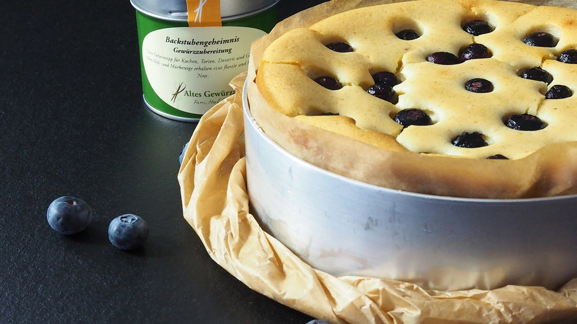 Image of Blaubeer-Käsekuchen mit Backstubengeheimnis