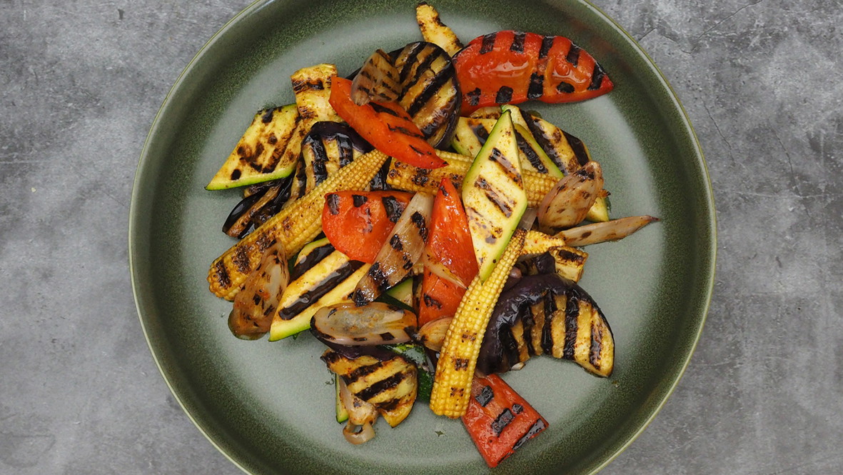 Image of Gegrilltes Gemüse mit Kilians BBQwürze, Limettensaft und Olivenöl (Beilage)