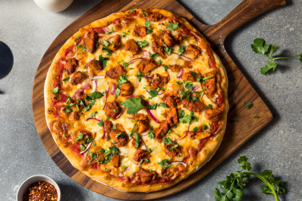 Image of Spicy Bayou Chicken Pizza Recipe