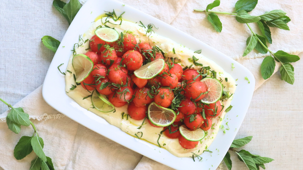 Image of Watermelon and Whipped Feta Salad