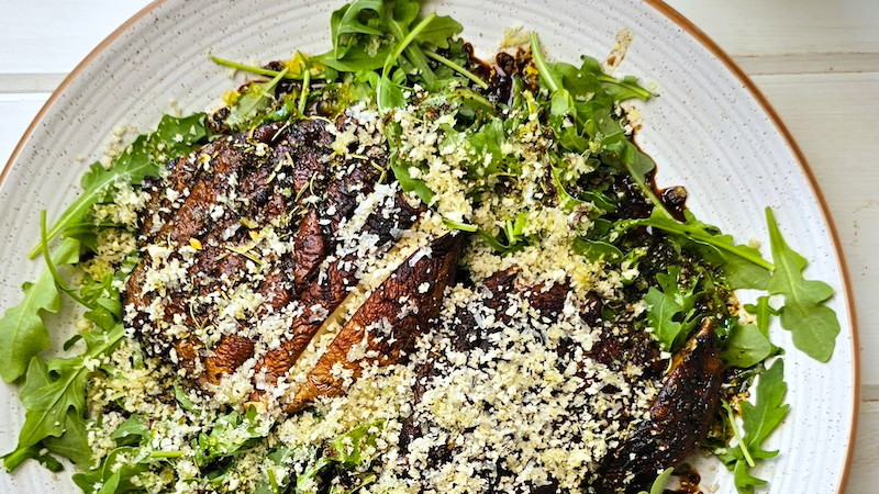 Image of Grilled Portobello Arugula Salad