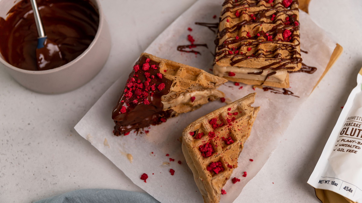 Waffle Nice Cream Sandwich