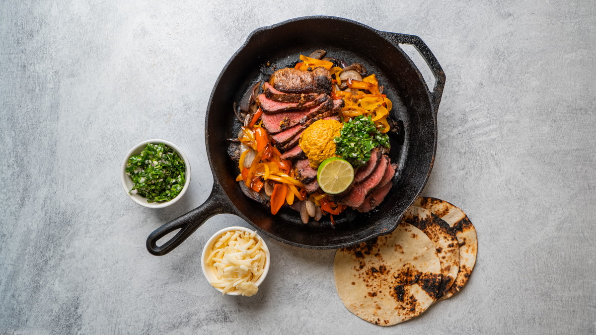 Summer Steak & Pepper Fajitas