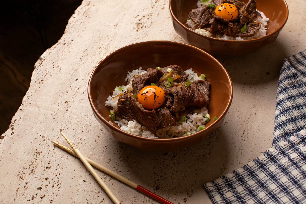Japanese Gyodon (Beef Rice Bowls)
