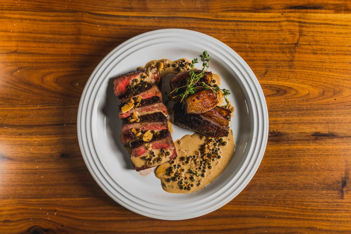 Wagyu Steak Au Poivre