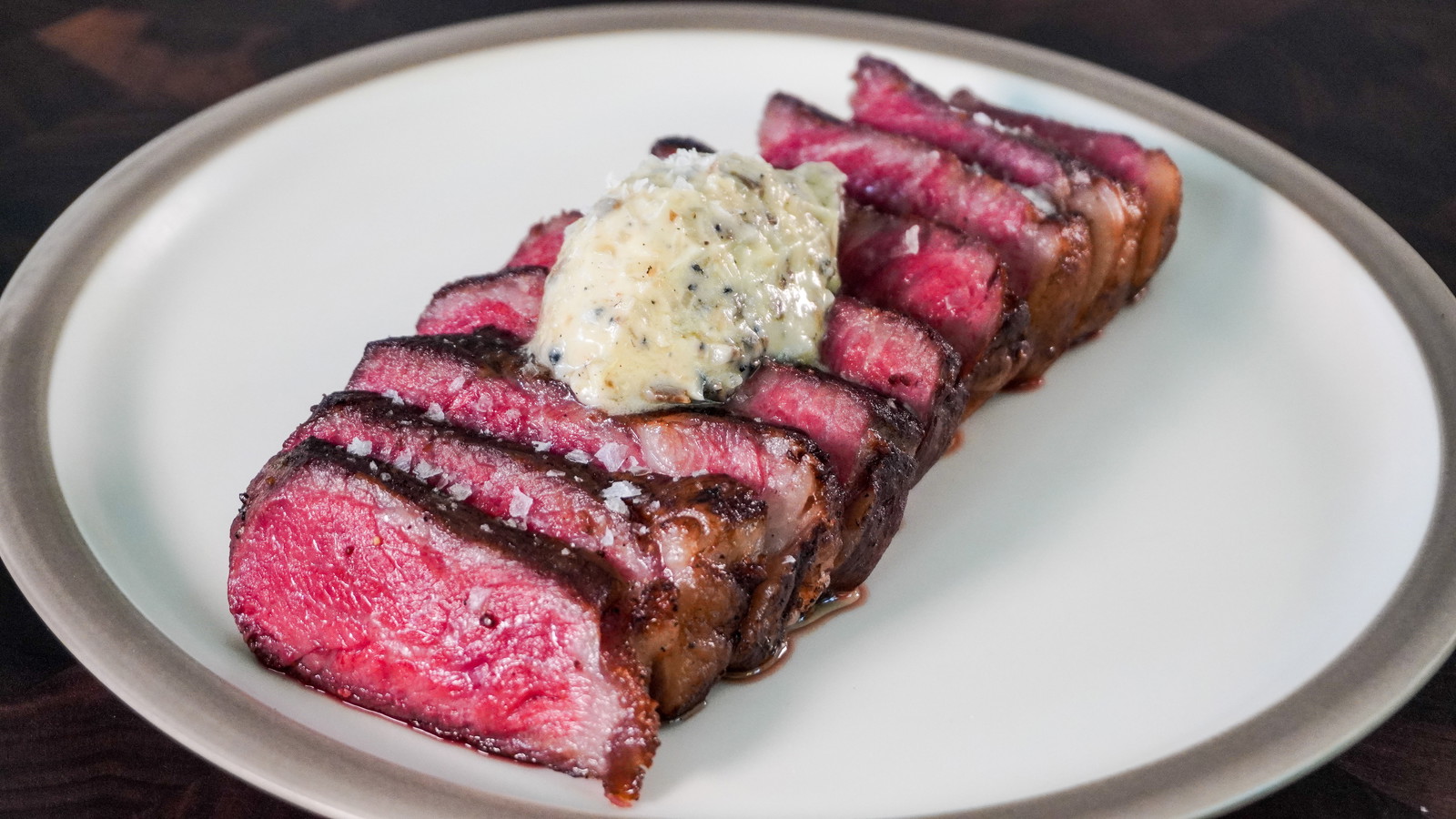 Image of Sous Vide NY Strip with Truffle Butter