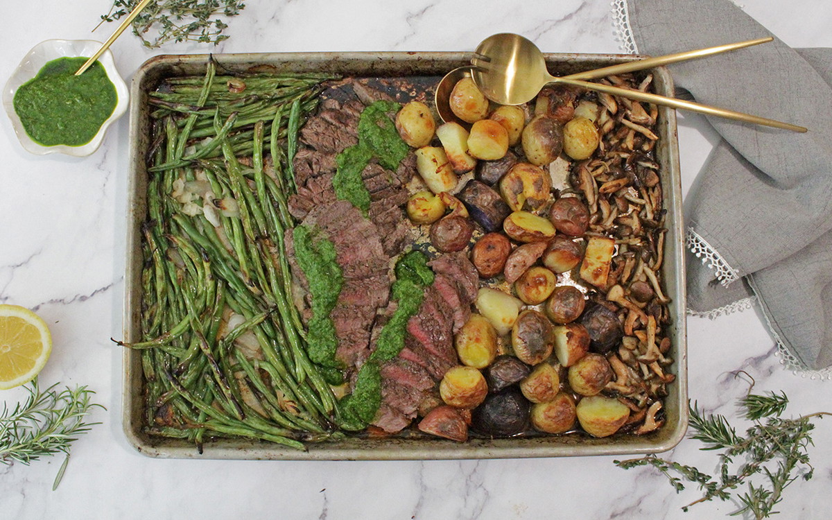 Sheet Pan Steak & Veggie Dinner