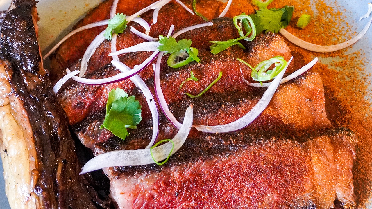 Image of Suya Dusted Bone-In Ribeye