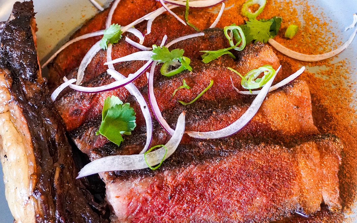 Suya Dusted Bone-In Ribeye