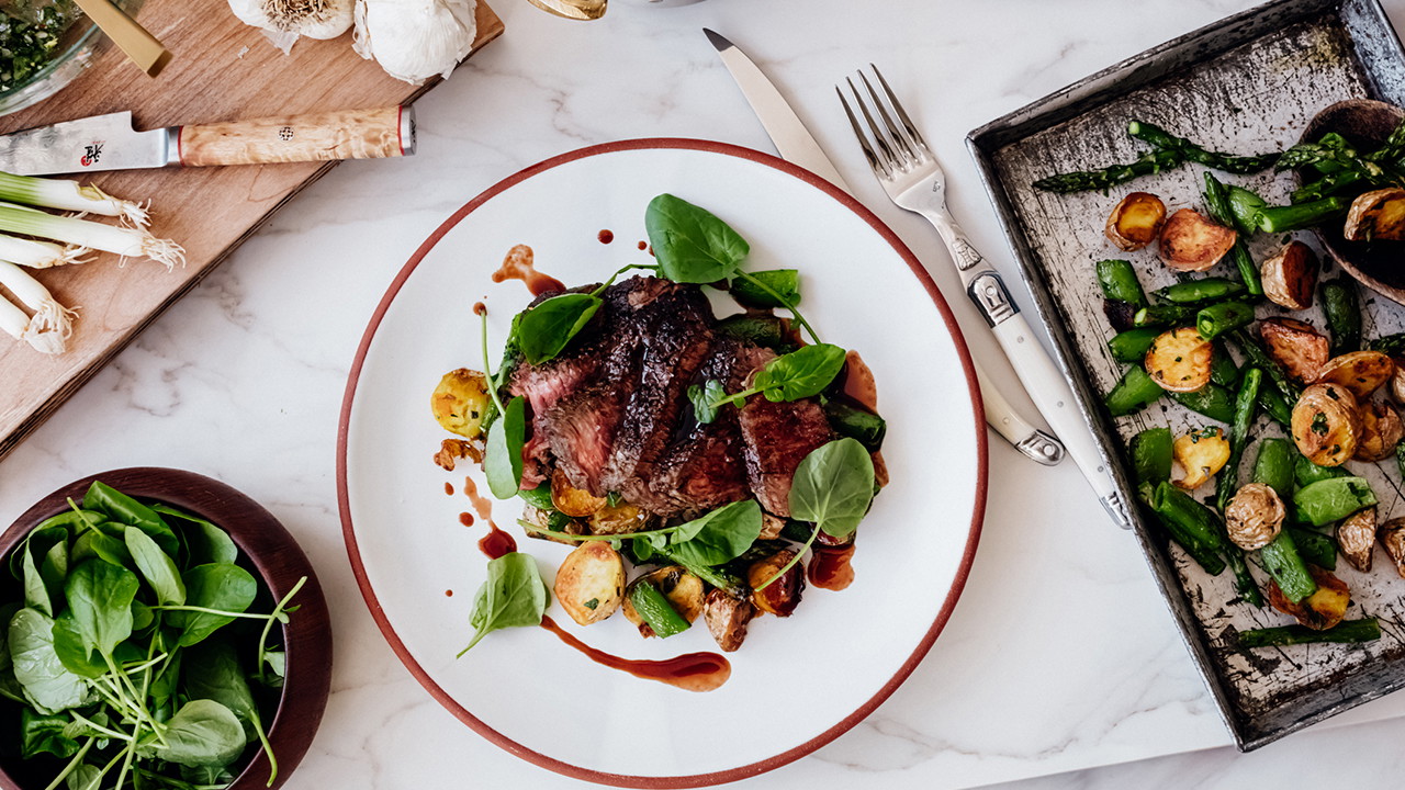 Seared Cap of Ribeye Steak