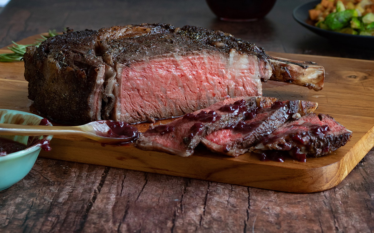 Rosemary Ribeye Roast for Two