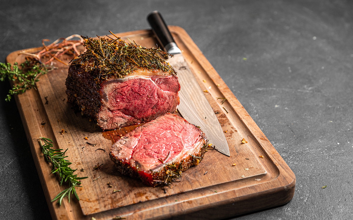 Manhattan Roast with Herb-Garlic Rub