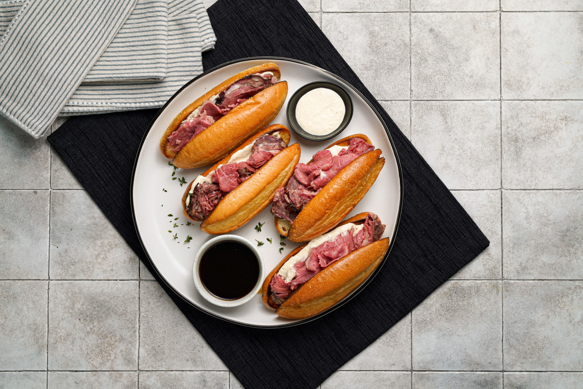 Leftover Prime Rib French Dip