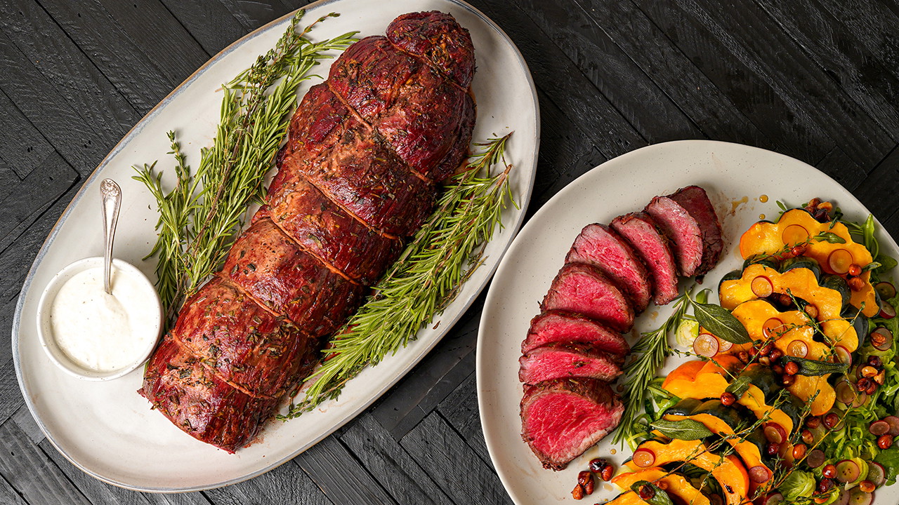 Image of Herb Roasted Tenderloin with Horseradish Cream