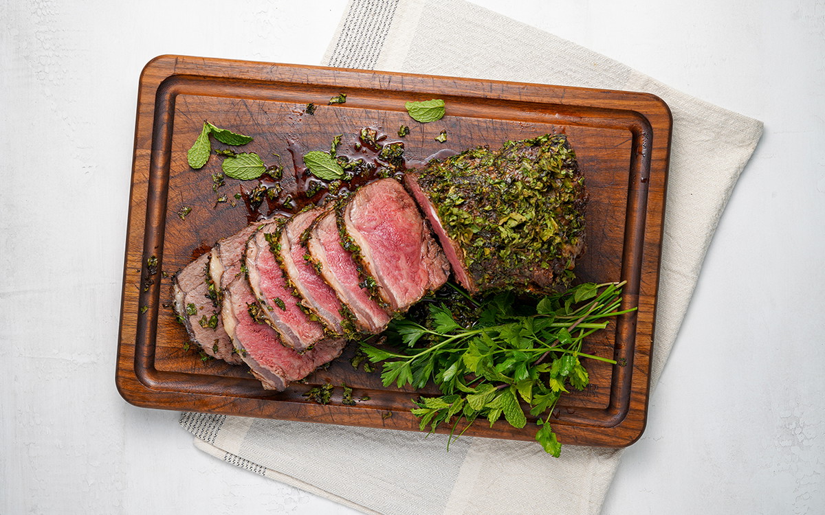 Herb-Crusted Manhattan Roast