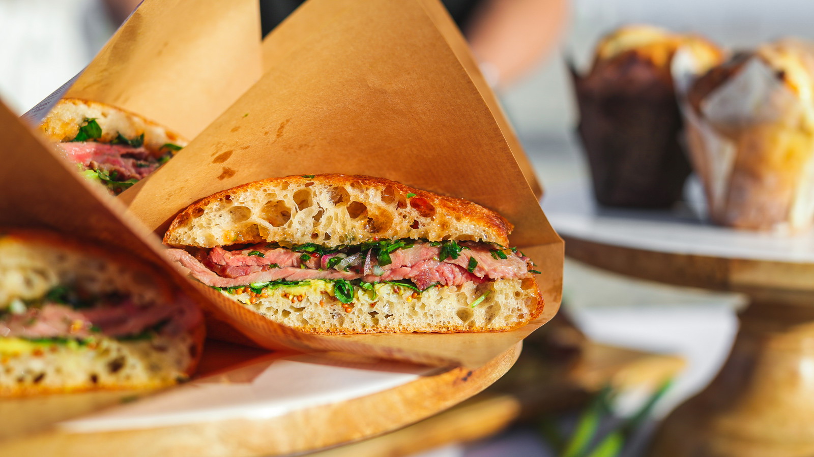 Image of California Tri-Tip Sandwiches with Avocado and Chimichurri