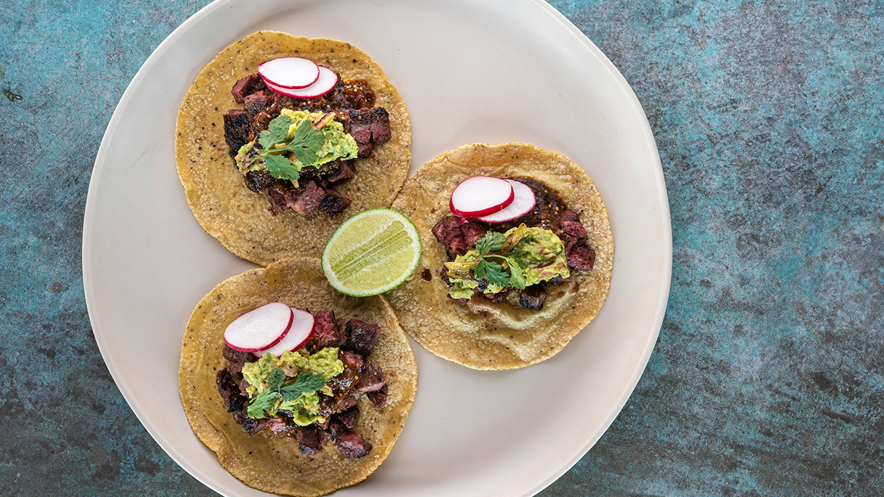 Image of Carne Asada Skirt Steak Tacos