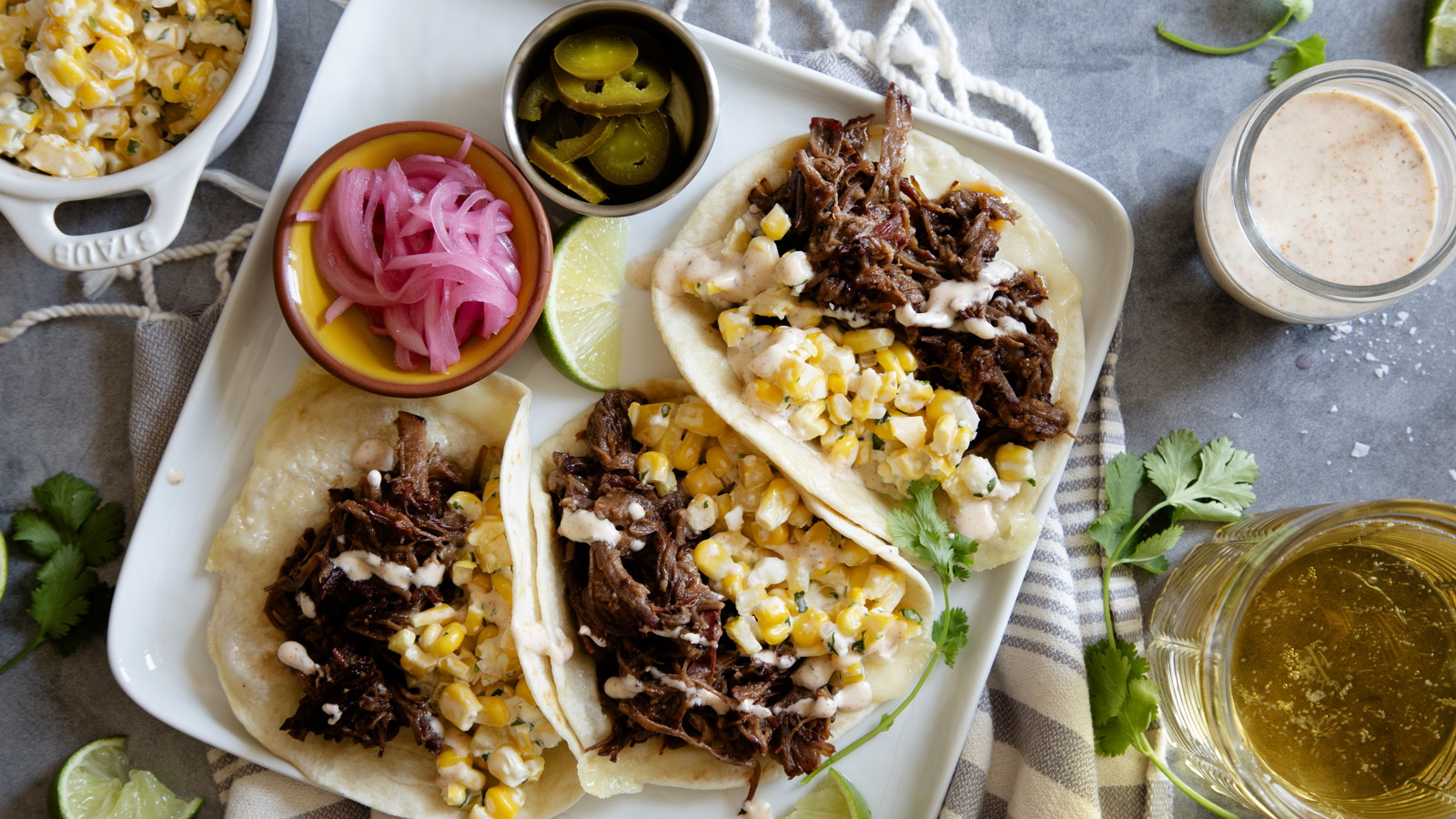 Image of Smoky Maple Shredded Beef Tacos