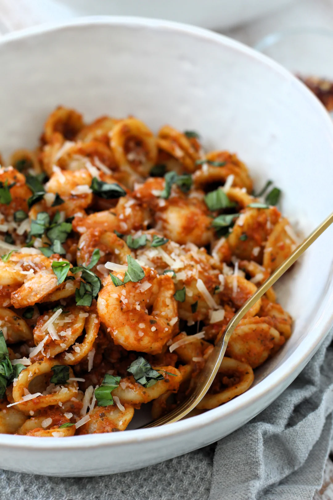 Marry Me Chicken™ Pasta with Shrimp and Basil