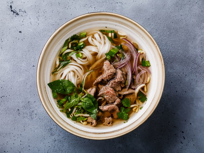 Image of Vietnamese Pho Noodle Soup Recipe