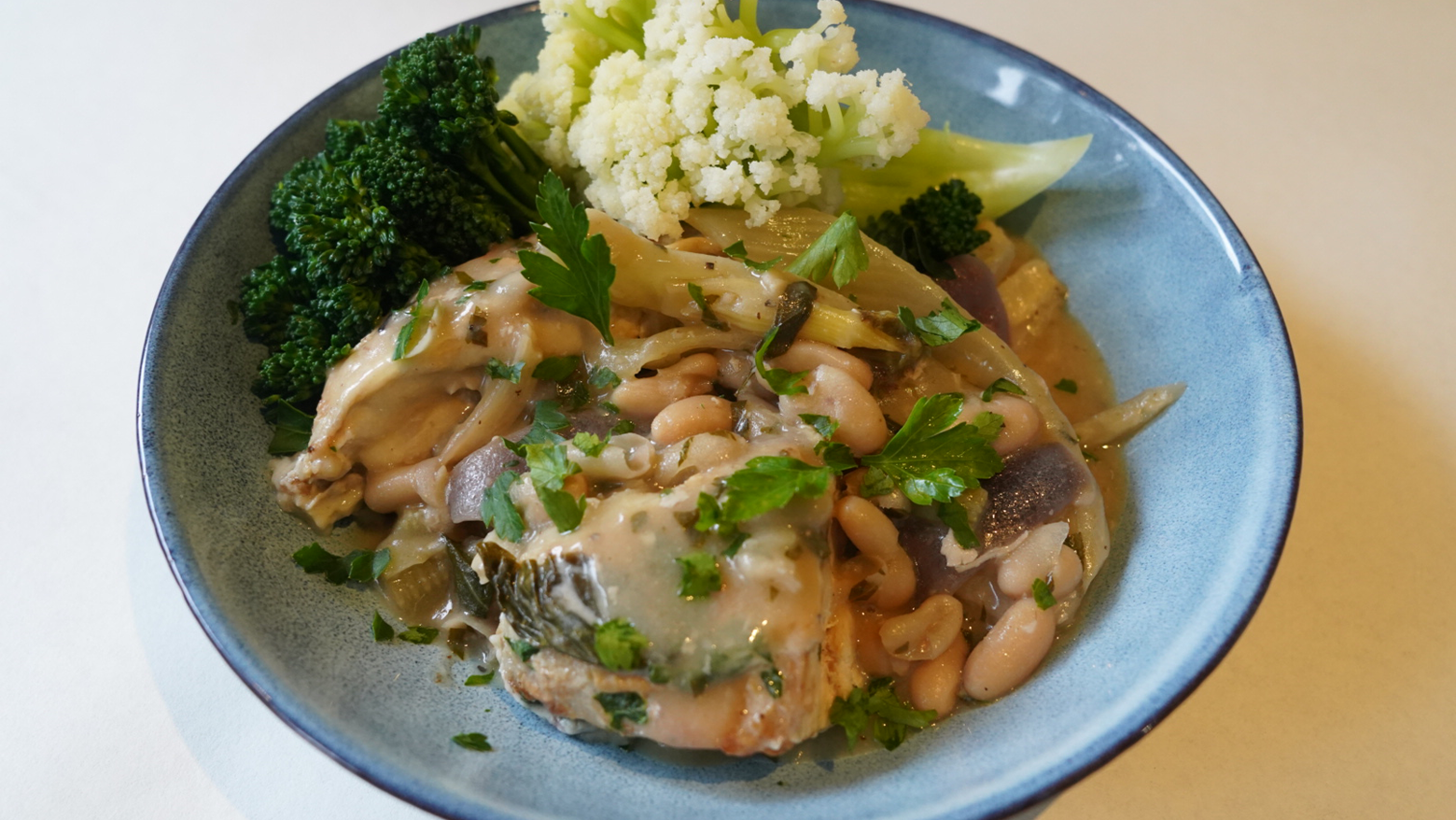 Image of Creamy Fennel and Herby Chicken Tray Bake