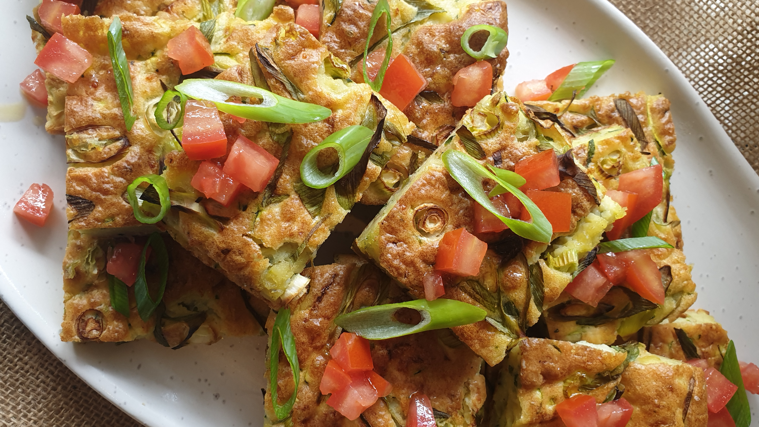 Image of Zucchini Spring Vegetable Traybake